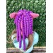 Crochet pony hat