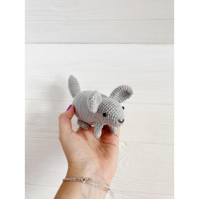 grey chinchilla stuffed animal