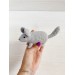 grey chinchilla stuffed toy