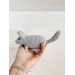 grey chinchilla plush toy