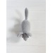 plush grey chinchilla animal