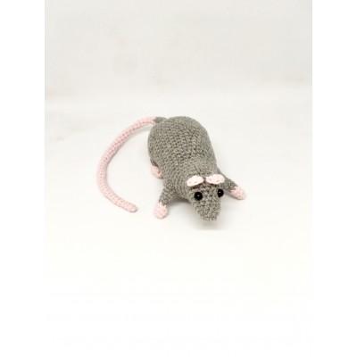 Stuffed rat grey