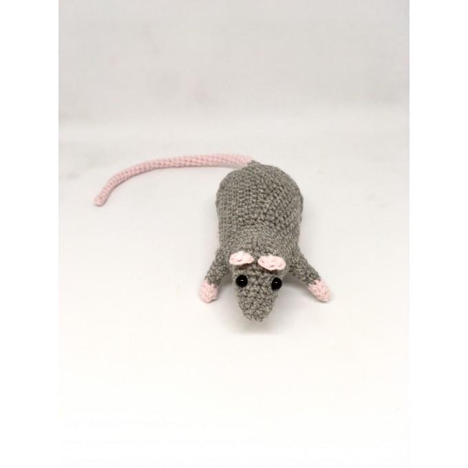 stuffed grey rat animal