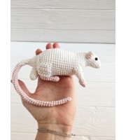 Plush rat with nuts