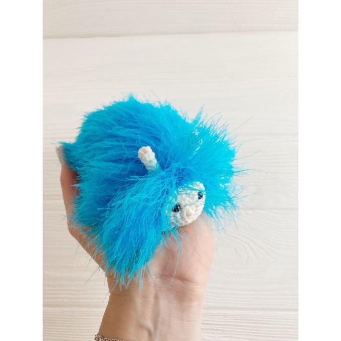 sky blue caterpillar toy