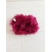 Amigurumi burgundy caterpillar