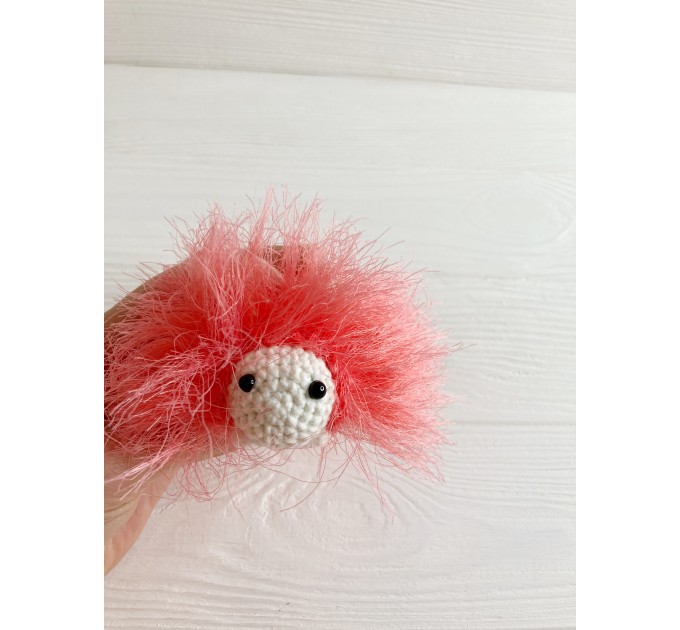 Amigurumi coral caterpillar