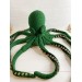 Large stuffed octopus green