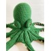 Large stuffed octopus green