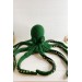 Large stuffed octopus green
