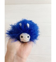Amigurumi indigo caterpillar