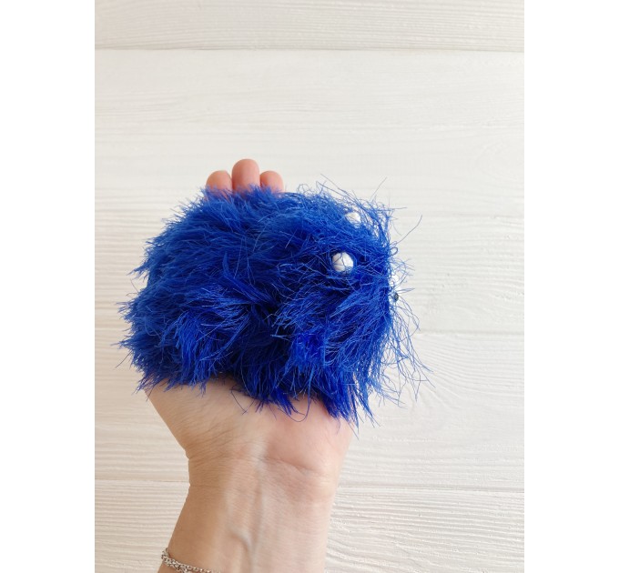 Amigurumi indigo caterpillar