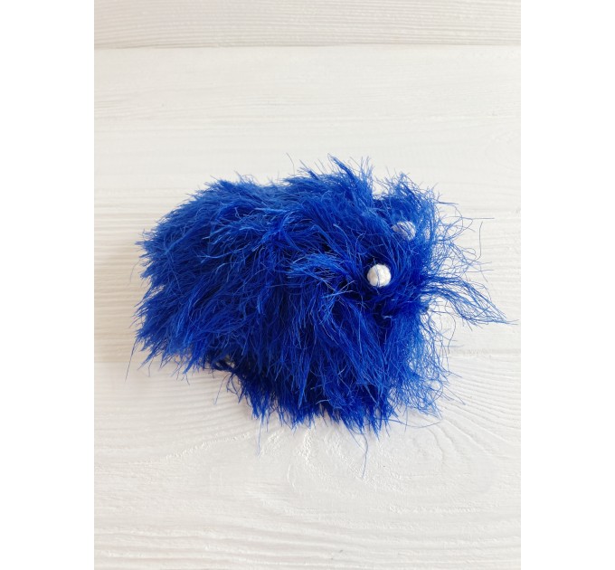 Amigurumi indigo caterpillar