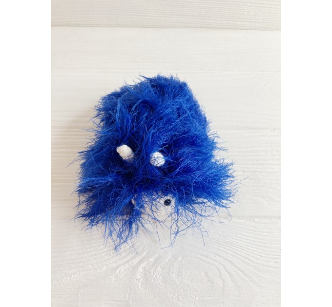 Amigurumi indigo caterpillar