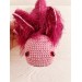 Stuffed animal pink axolotl