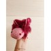 Stuffed animal pink axolotl