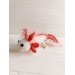 white plush axolotl