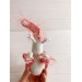 Stuffed axolotl white 