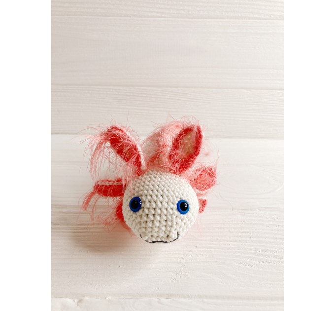 Stuffed axolotl white 