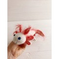 Stuffed axolotl white 
