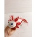 Stuffed axolotl white 