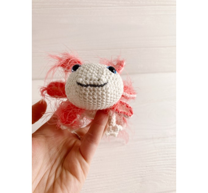 Stuffed axolotl white 