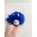 dark blue caterpillar toy