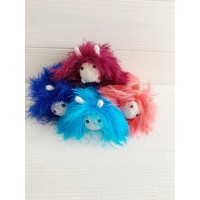 Set of 4 amigurumi caterpillars
