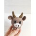 brown bull toy plush