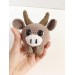 stuffed bull toy