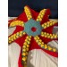 Giant stuffed octopus orange