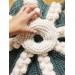 Giant stuffed octopus orange