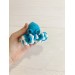 small plush octopus blue