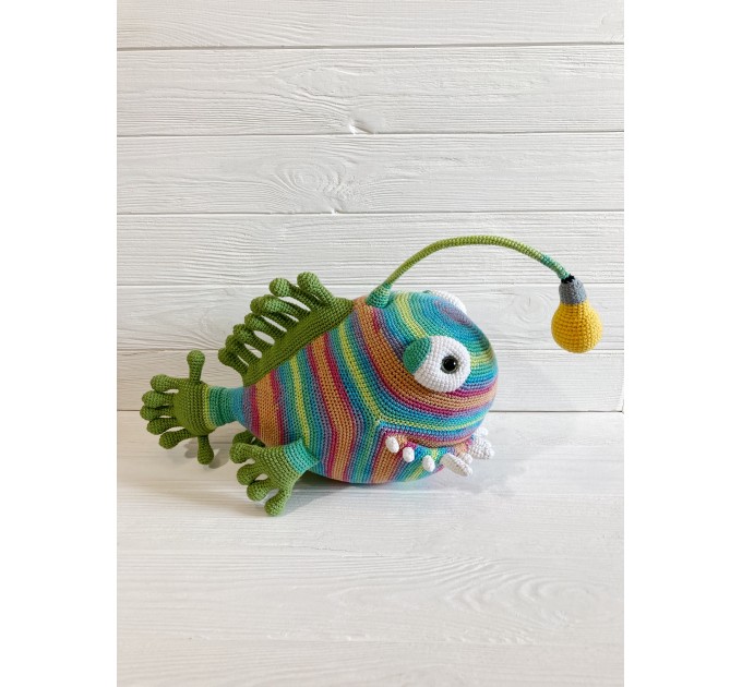 Stuffed angler fish