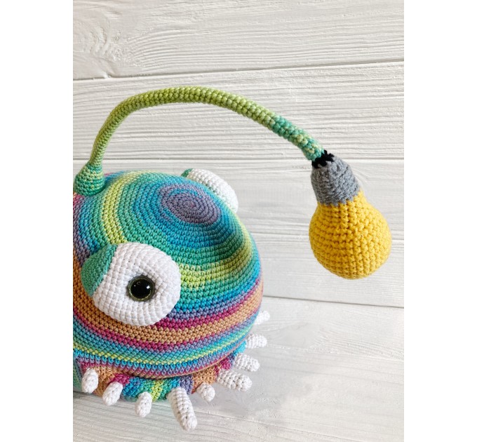 Stuffed angler fish