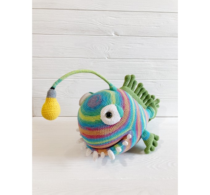 Stuffed angler fish