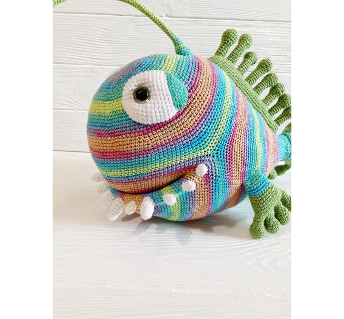 Stuffed angler fish