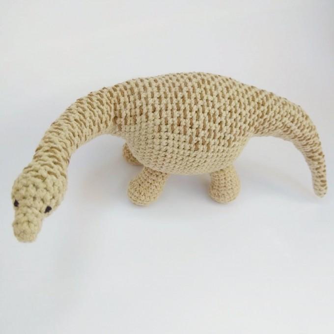 Brachiosaurus beige toy
