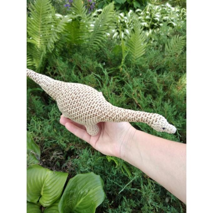 Brachiosaurus beige toy