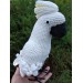 Stuffed cockatoo parrot 