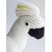 Stuffed cockatoo parrot 