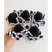 Small stuffed octopus black