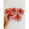 Small stuffed octopus orange