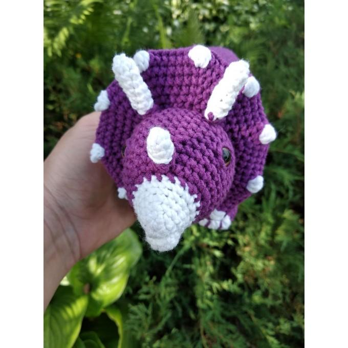 purple triceratops toy