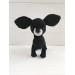 Plush black Chihuahua