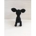 Plush black Chihuahua