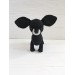 Plush black Chihuahua