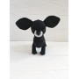 Plush black Chihuahua Plush black Chihuahua