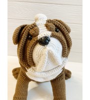Bulldog stuffed toy