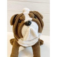 Bulldog stuffed toy